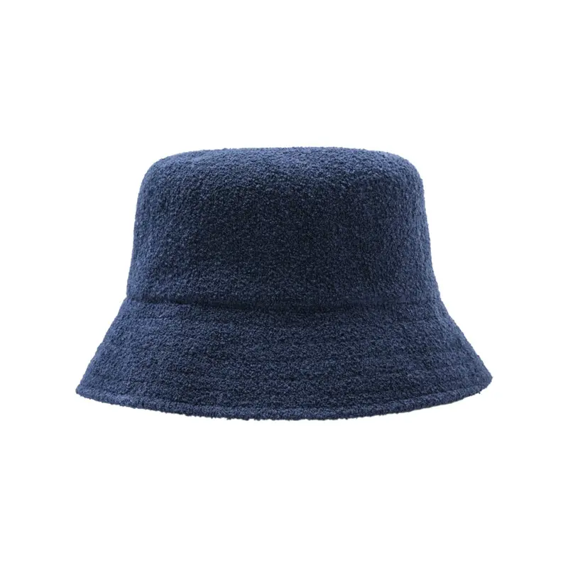 Sublimation Bucket Cap Design You Own Logo Unisex Terry Towel Bucket Hat Printed With Low MOQ