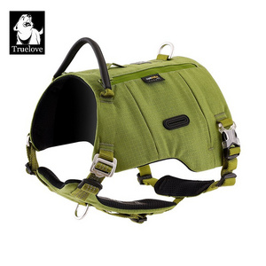 Truelove Dog Tracking Harness Wholesale In Stock Adjustable Dog Backpack Harness