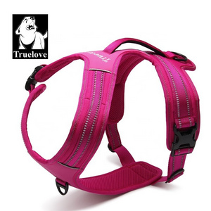 Truelove conjunto de arnes para perro collar perro dog harness set and leash bandana french bulldog harness