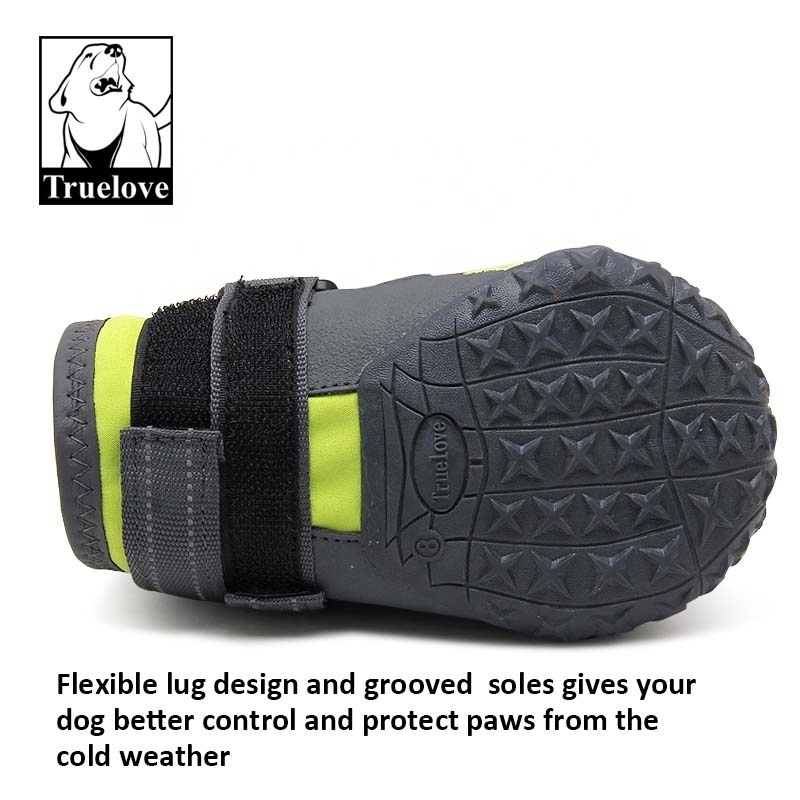 Fashion Designer Truelove pet shoes Large Dog Shoes Winter Waterproof Dog Shoes