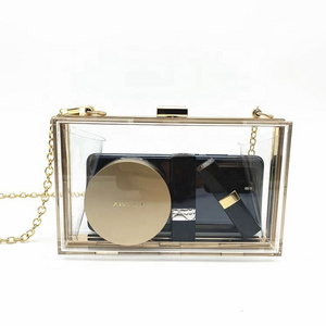 Women Acrylic Clear Purse Cute Transparent Bags Lucite See Through Handbags Evening Clutch Events Bridal Party Gift Bag