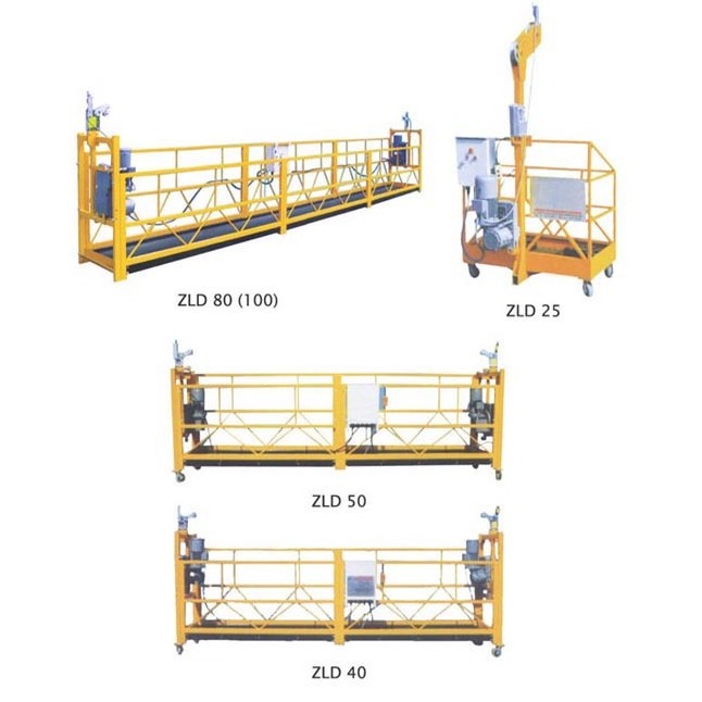 ZPL 200 construction lifting equipment machines suspended aerial work platform