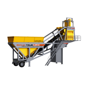 CBP60M/CBP60S small cement mixer automatic stationary mobile mini concrete batching plant prices for sale