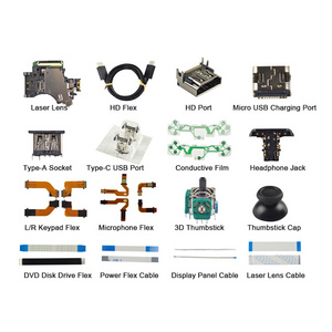 for Sony PlayStation 5 Power Flex Cable Thumbstick Cap Joystick Cover LED Light Controller Analog Light Board Kit