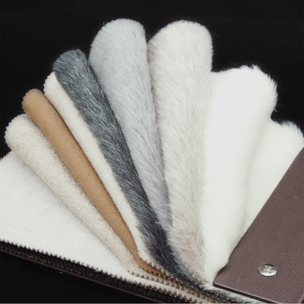 100% Cashmere Stock Luxury Soft Wool Cashmere Blend Fabric for Coat Garment