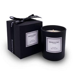 Prime Hot High-class 200g Matte Black Eco Friendly Home Fragrance Soy Wax Candle