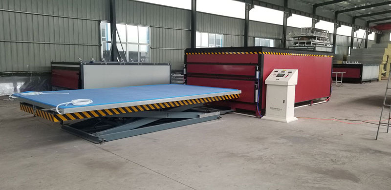 Single Layer Single Station Laminated Glass Oven Automatic Glass Laminating Machine