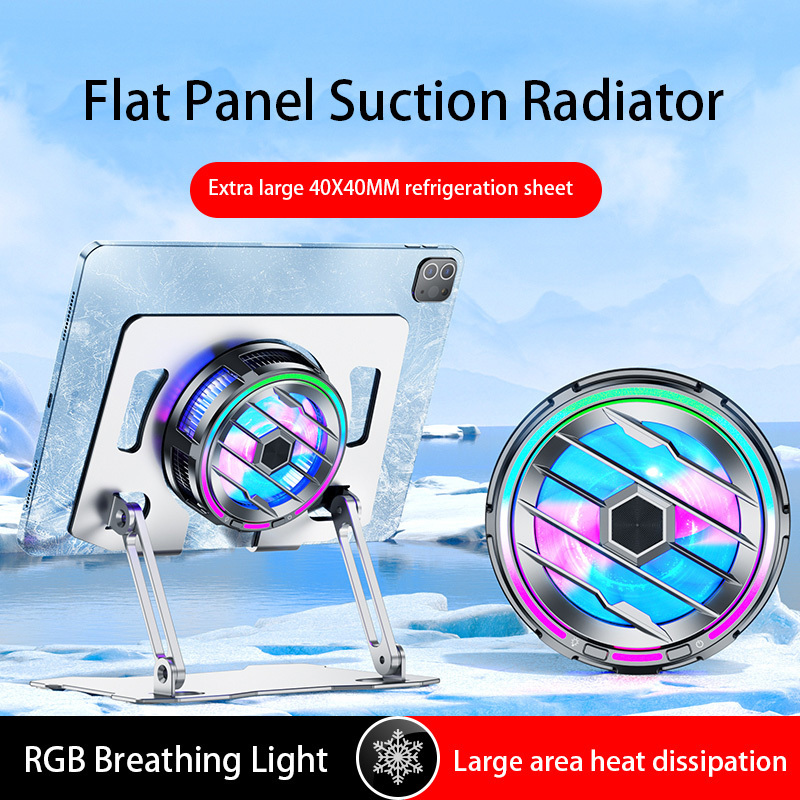 X95 Gaming RGB Semiconductor Mobile Phone Cooler Portable Quickly Cooling Phone Radiator with Fan