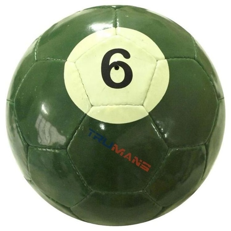 High Quality Hand Stitched Solid Green Snookball Billiard Soccer Ball Pool Ball