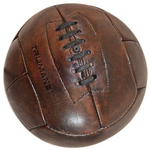 Best Quality Hand Made Genuine Leather Vintage Style Football Old Fashion Antique Soccer Ball