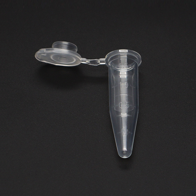 ISO certificated 1.5ml microcentrifuge vials tube with sanp cap