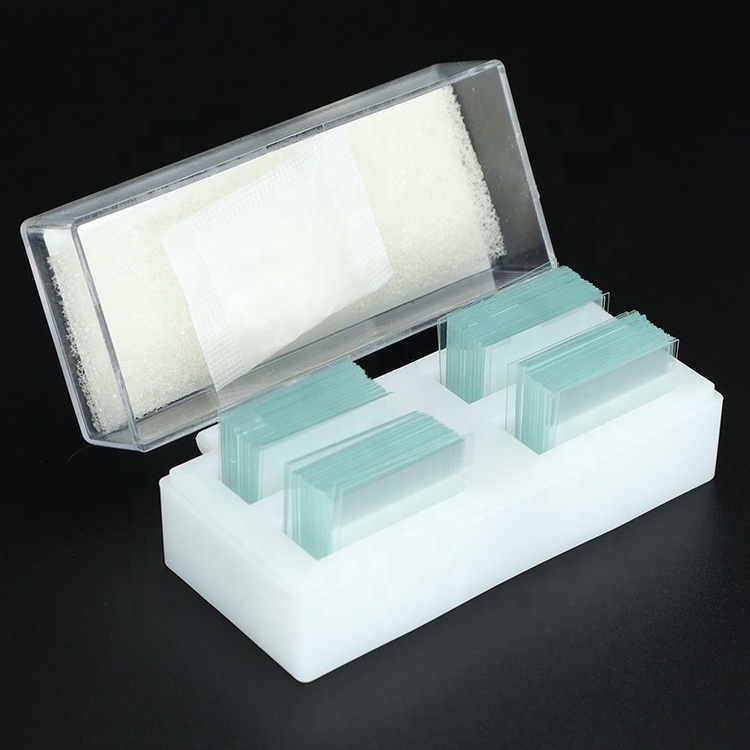 Laboratory quartz microscope slide & quartz cover glass slide 22x22 microscope cover slip glass