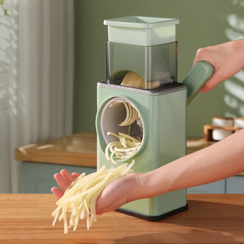 Hand-shake Vegetable Artifact Household Multi-function Roller Grater Potato Shredding Shredder