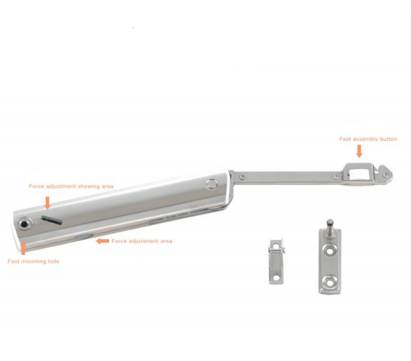 TRUMY Other Furniture Hardware 250-500 Mm Free Stop System Kitchen Cabinet Hydraulic Lift Door Support Flap Lid Stay Hinge