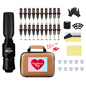 Wireless Battery power Tattoo Machine pen kits for MAKE UP and Body Tattoo