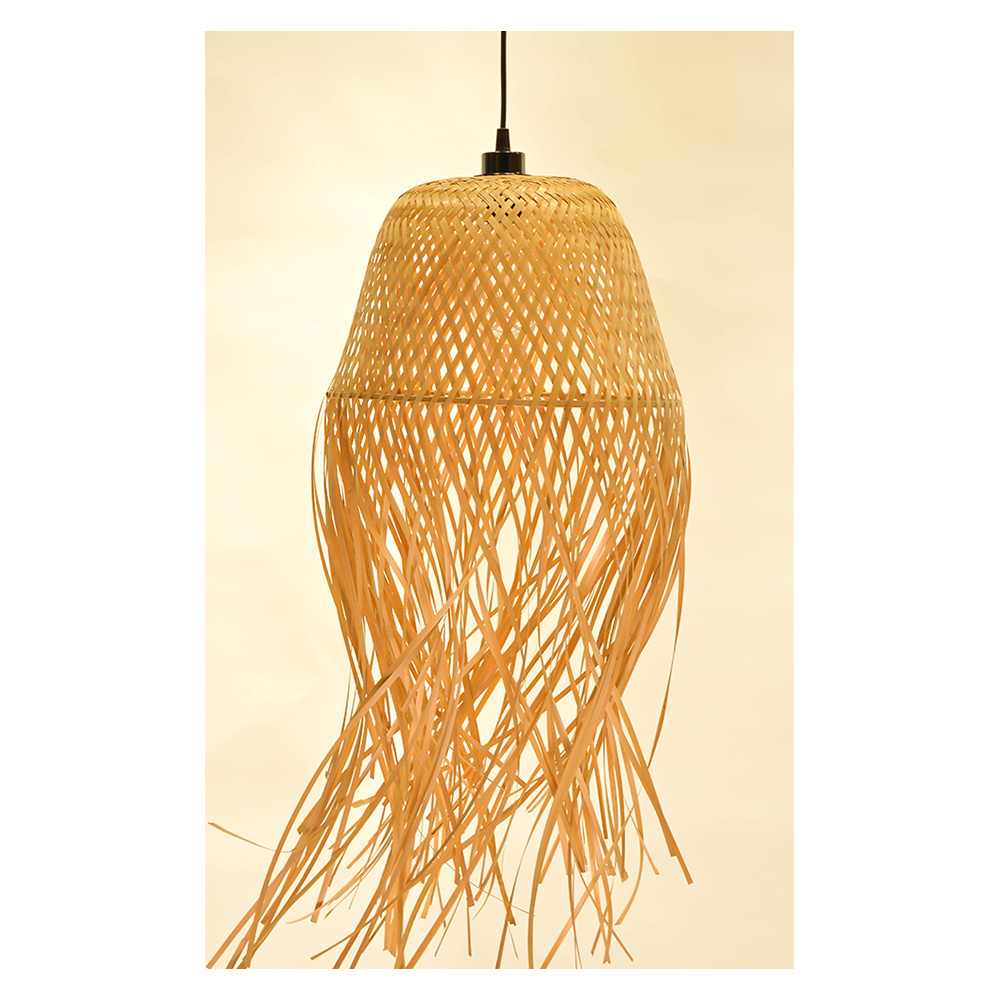 Natural Bamboo Ceiling Light Modern Bamboo Pendant Light Wicker Lamps Bamboo Lamp chandeliers Pendant Lights