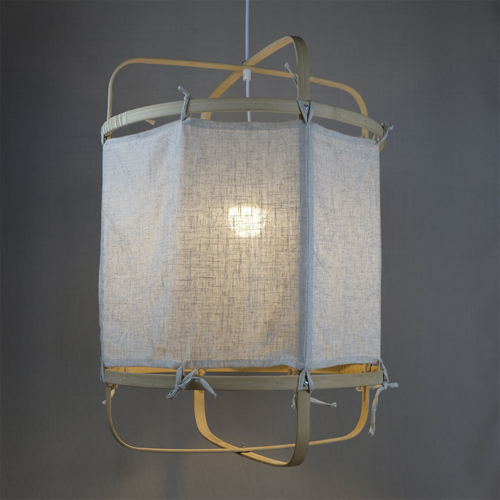 Modern Bamboo Hand Woven Bamboo Art Chandelier Bamboo Lantern Chandelier Bedroom Dining Room Lamp Pendants Lights