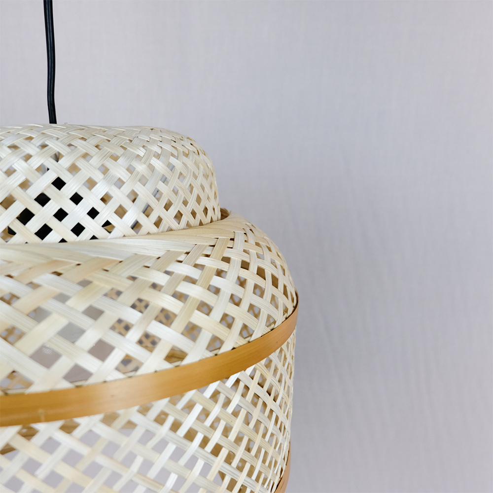 Handmade Bamboo Chandelier modern style tea room Pendant Lamp lantern pendant light for export in bulk