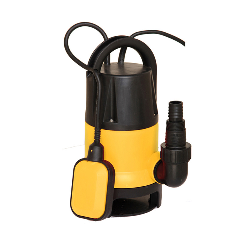 400w Plastic Shell Drainage Electric Garden Submersible Sump Pump For Dirty Water