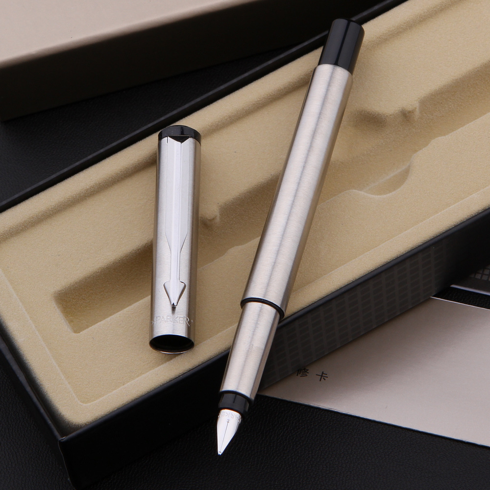 German brand silver parker fountain pen