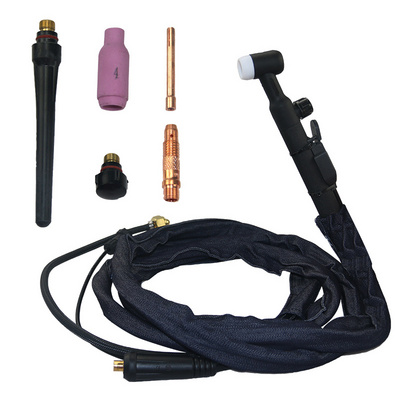 WP17FV TIG Torch Tungsten Arc 2.5m Argon Air Cooled - Flexible Head Gas Torch Set Accessories Welding Torch