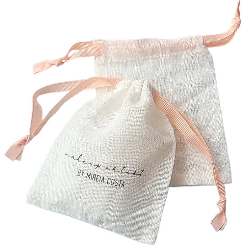 Cotton Linen Gift Bags Free Ship 5x7cm to 18x30cm Muslin Packaging Sack Makeup Jewelry Drawstring Pouches