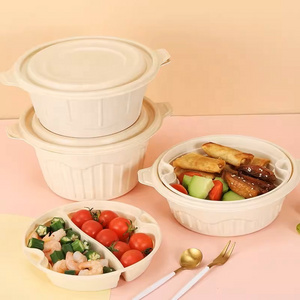 Very Cheap Noodle Takeaway Waterproof Ramen Bowl Set Disposable Soup Bowl With Lid