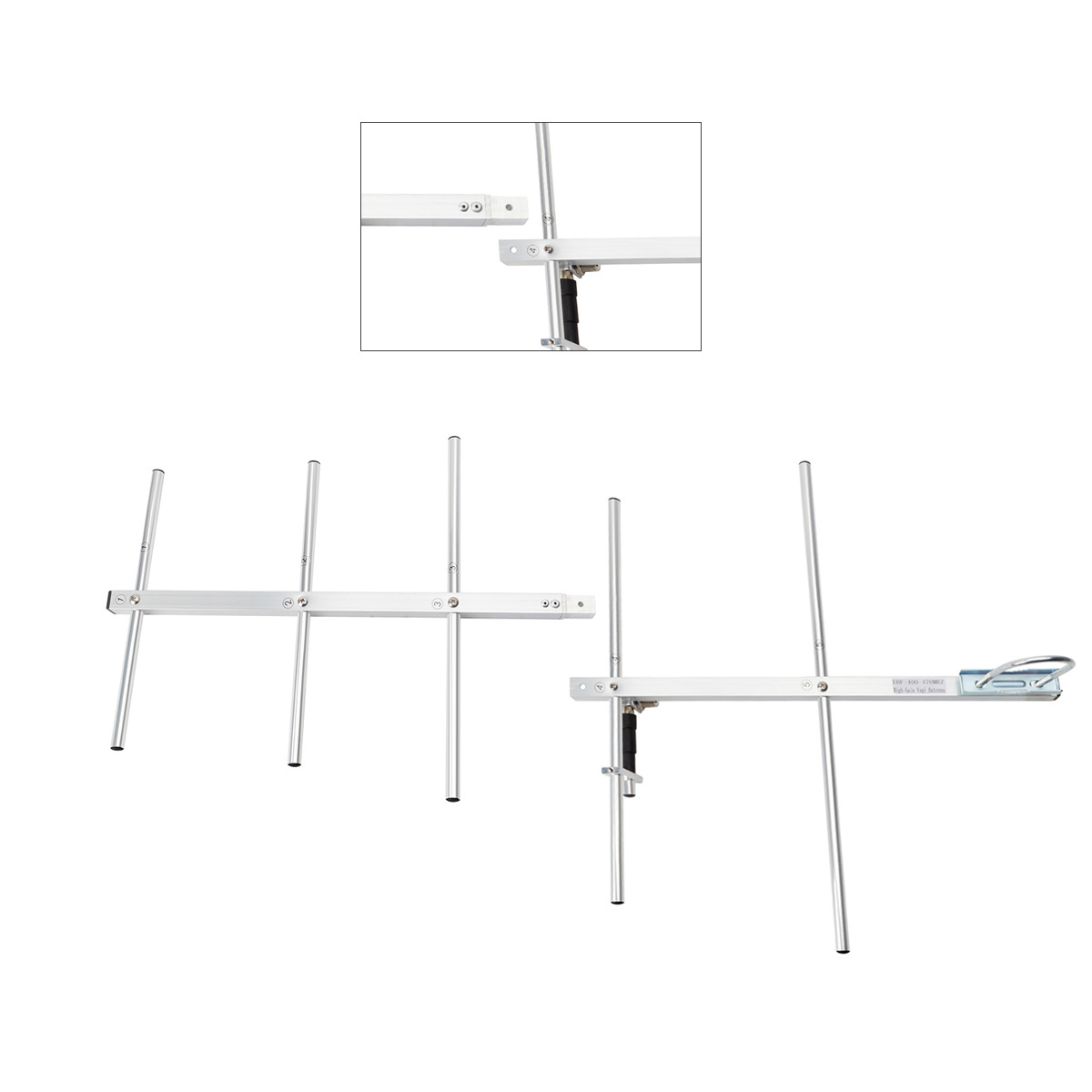 UHF 400-470 MHz YAGI Antenna High Gain 9dBi Base Antenna for Motorola Repeater Kenwood Baofeng Radio