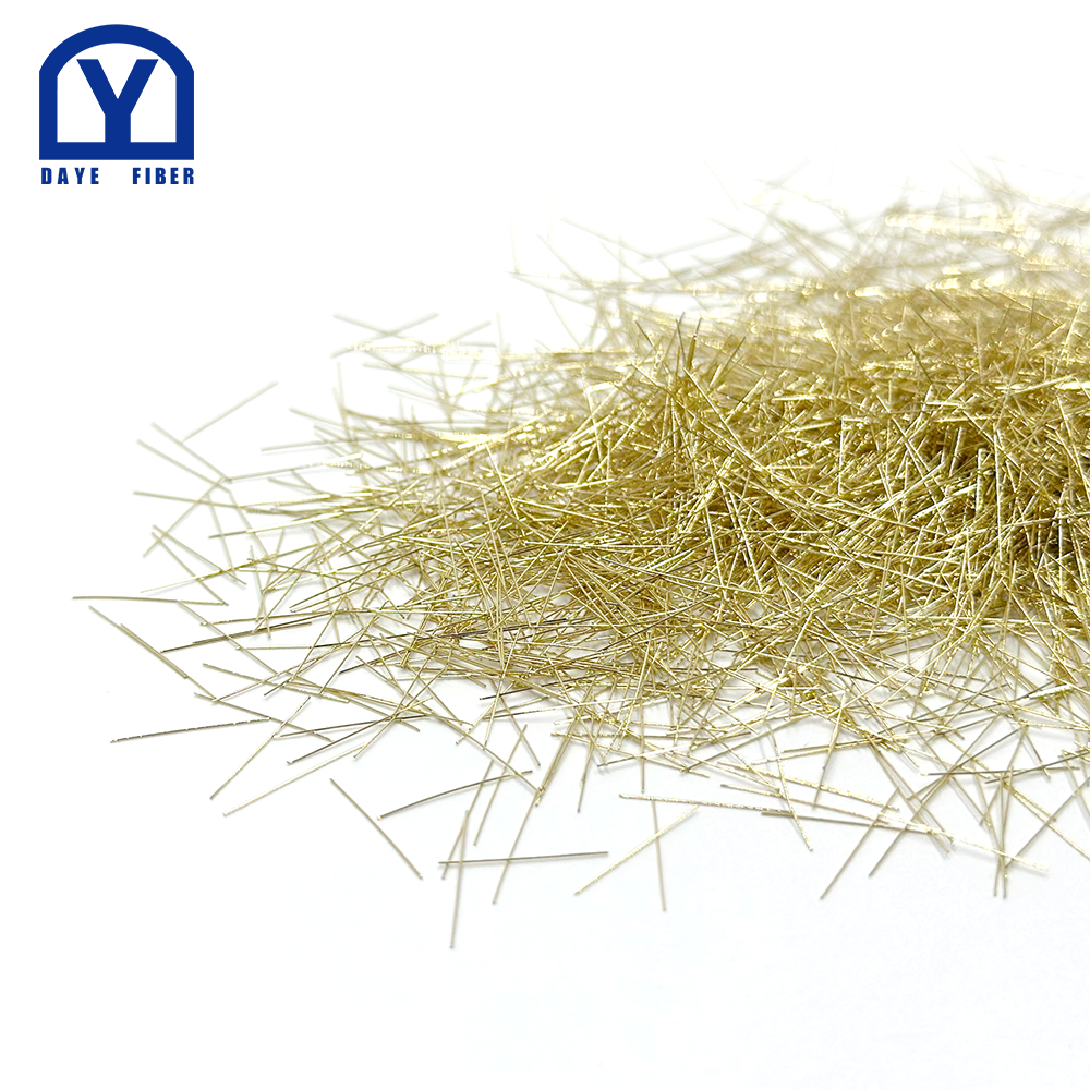 Steel Metal Fibers Anti-corrosion Copper Coated Micro Steel Fiber Reinforced For Concrete Construction Materials