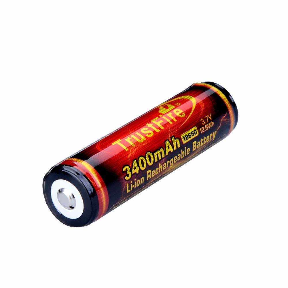 li-ion 18650 battery with pcb 3400mAh lithium bateria TustFire cell 18650 battery bulk