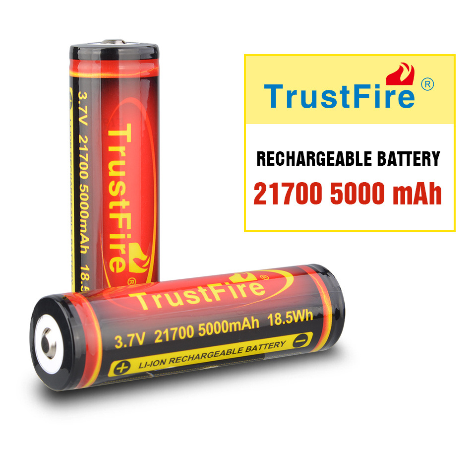 5000mah Rechargeable 21700 Lithium Ion Batteries 3.7v 5000mah Battery E-bike Scooter Power Tools