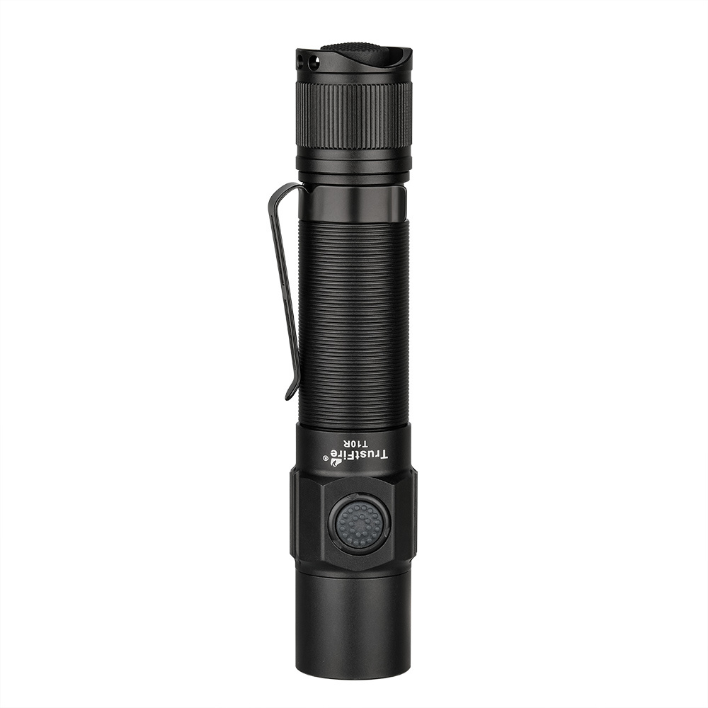 TrustFire T10R Tactical Flashlight 1800LM IP68 Waterproof 18650 Camping Torch CR123 Flashlights