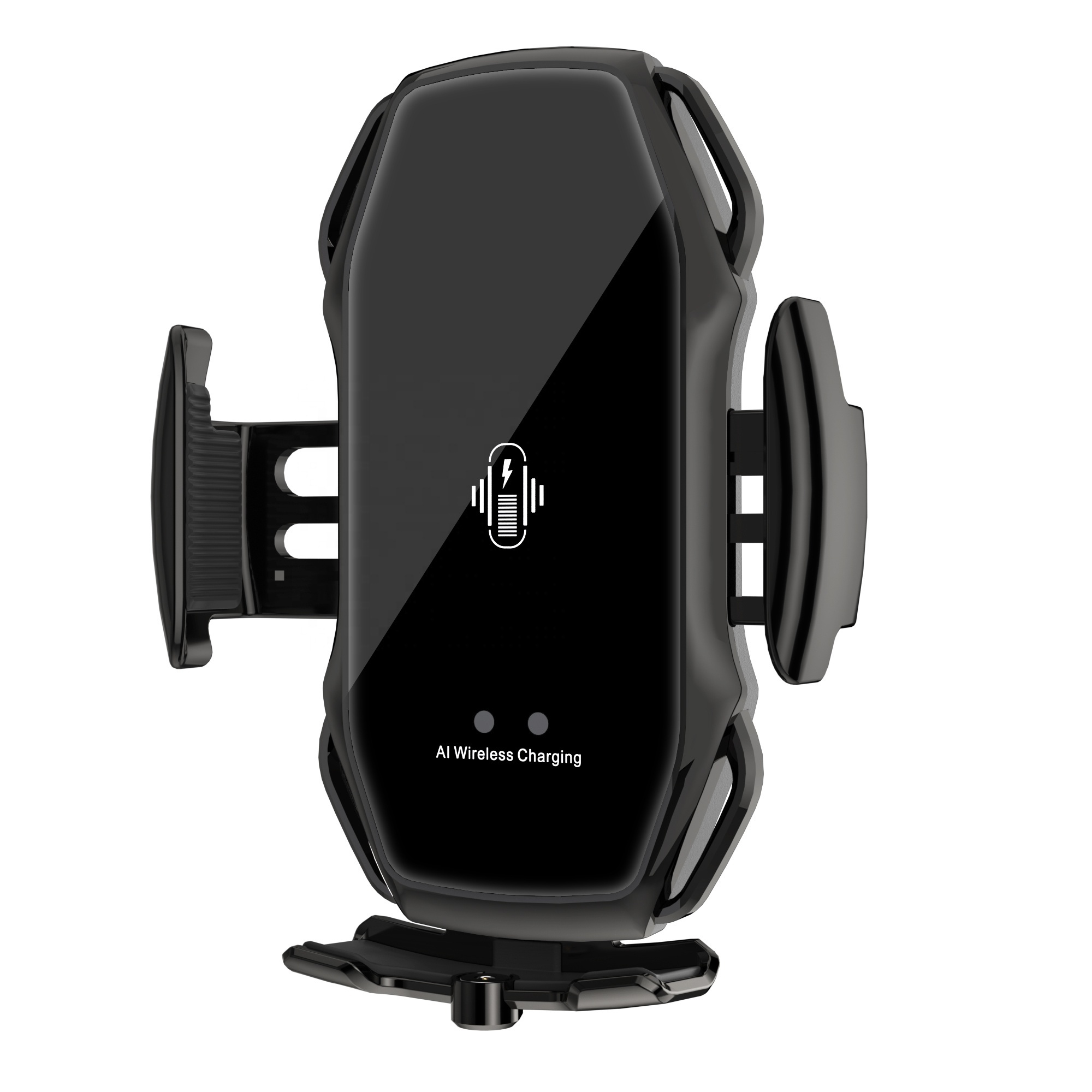 new design  infrared auto-sensing Mobile Stand phone holder Car Phone Holder Wireless Charger