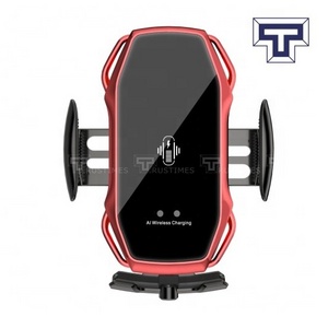 new design  infrared auto-sensing Mobile Stand phone holder Car Phone Holder Wireless Charger