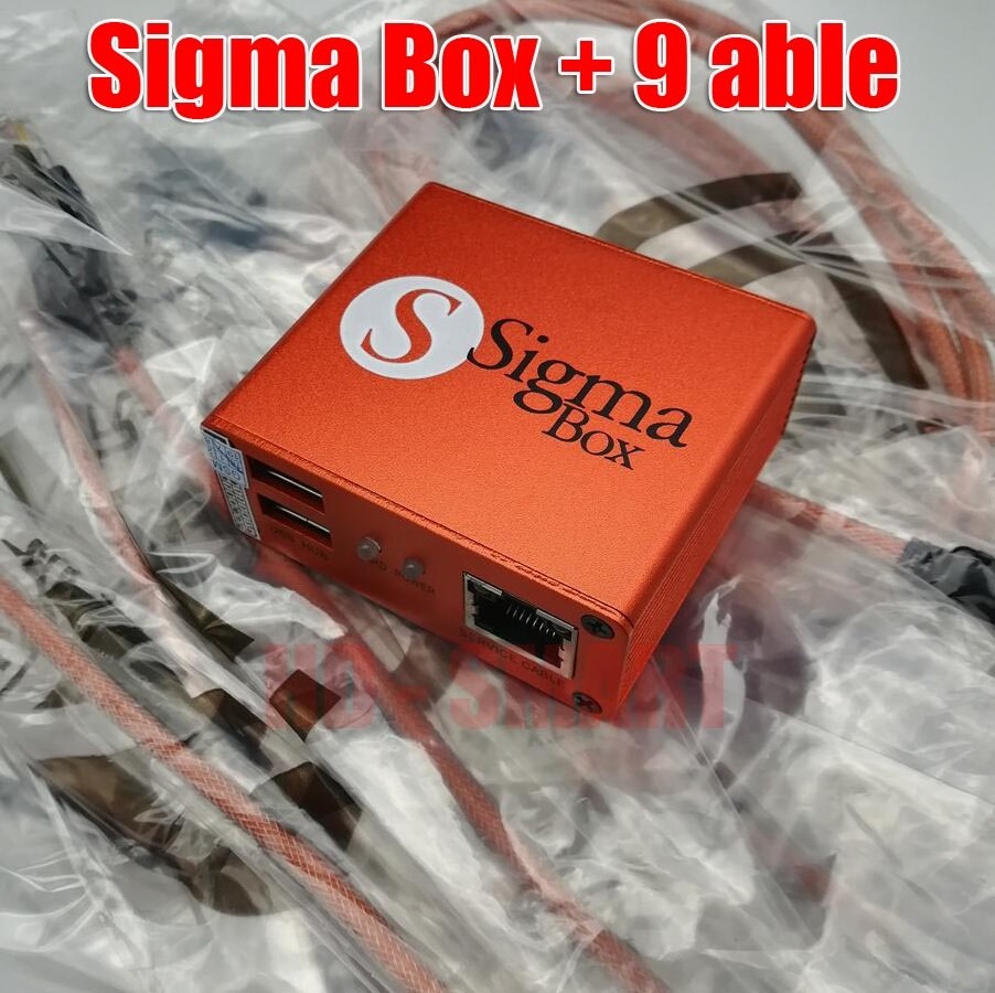 reselling Sigma Box with Cable Set + Sigma Pack 1, 2, 3 Activations