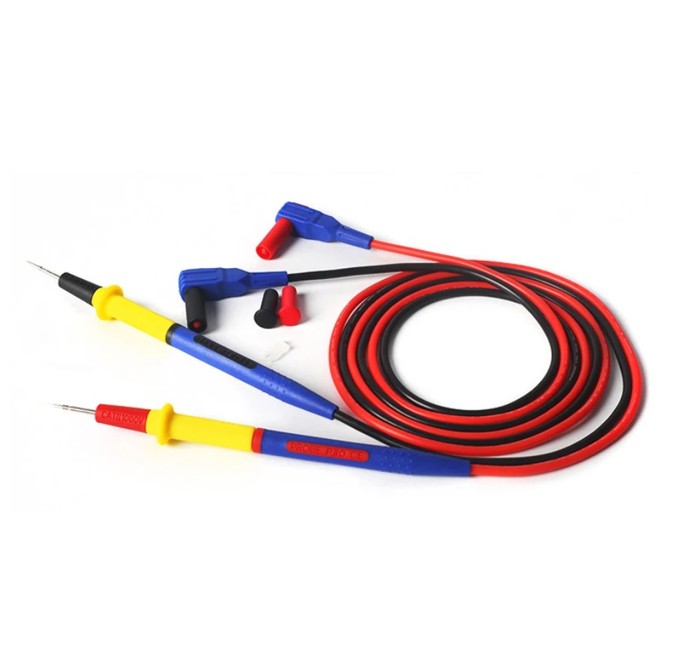 MECHANIC P30 Multimeter Pen 1000V 20A Soft Anti-Scalding Silicone Wire Extra Tip Probe Test Pen for Digital Multimeter