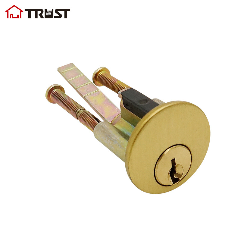 TRUST 564RCA-SB rechangeable Rim Cylinder of Night latch