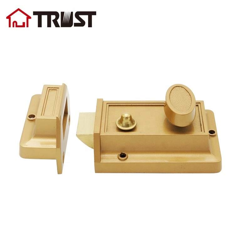 TRUST 564 YP Zinc Alloy Rim Night Latch Lock