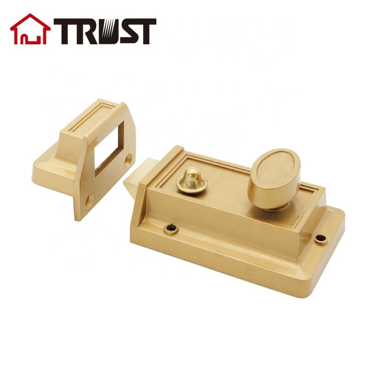 TRUST 564 YP Zinc Alloy Rim Night Latch Lock