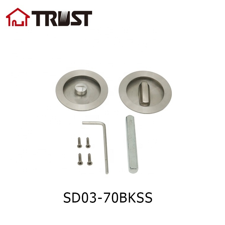 TRUST SD03 -70BKSS Sliding Door lock Handle Concealed Hidden Pull Handle