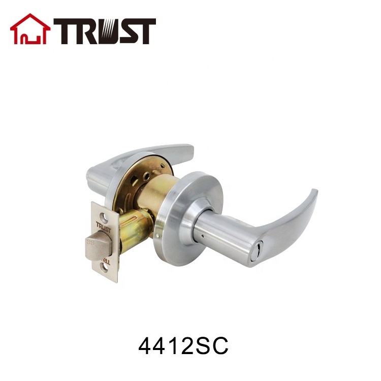 TRUST 44 series Commercial Door Lever Lock For Bathroom ANSI Grade 2 Fire Rated