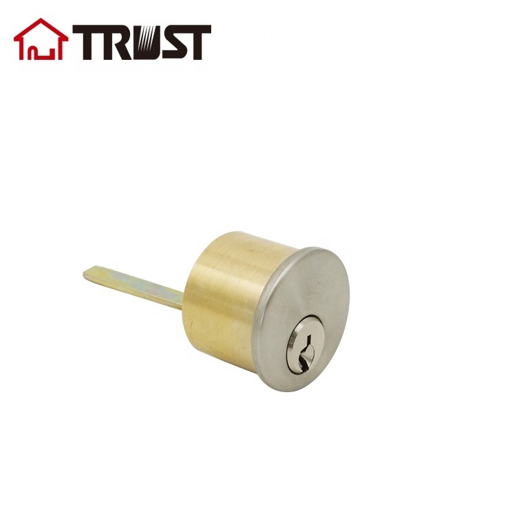 TRUST 7351-SS ANSI Grade 3 Standard Duty Single Cylinder Deadbolt in SS Finish Keyed one Side