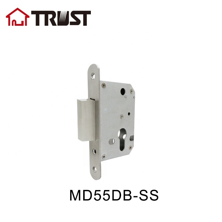 TRUST MD45-DB-SS European Style Mortise Hook Lock for Sliding Doors single deadbolt door security lock