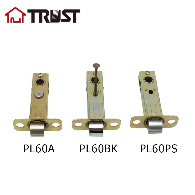 TRUST TL60-PS Stainless Steel Tubular Cam Passage Door Latch With 60mm Bckset