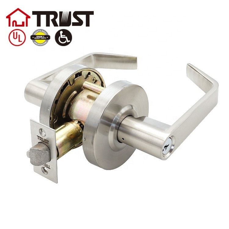 TRUST 4575-SN  Grade 2 Commercial Duty Classroom Lever ADA Satin Nickel Finish