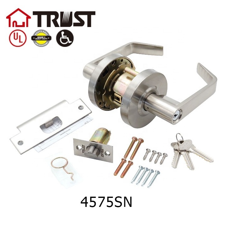 TRUST 4575-SN  Grade 2 Commercial Duty Classroom Lever ADA Satin Nickel Finish