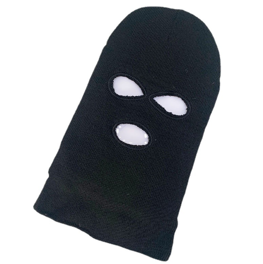 Support sample taking and customization of three hole long plush full face knitted ski masks wholesale warmth Balaclava for men