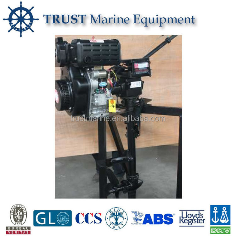 Chinese 4 stroke,15HP air cooled diesel boat engine outboard motor for sale