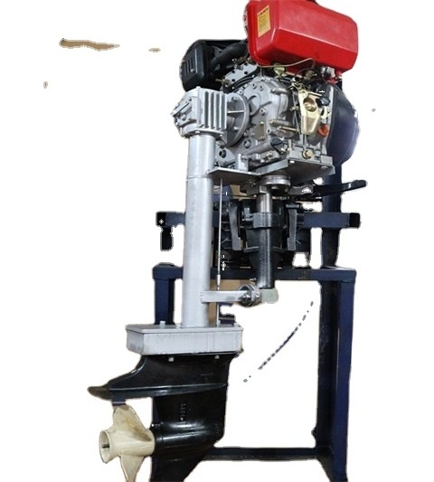 10HP air cooled 2 cylinder diesel marine outboard engine