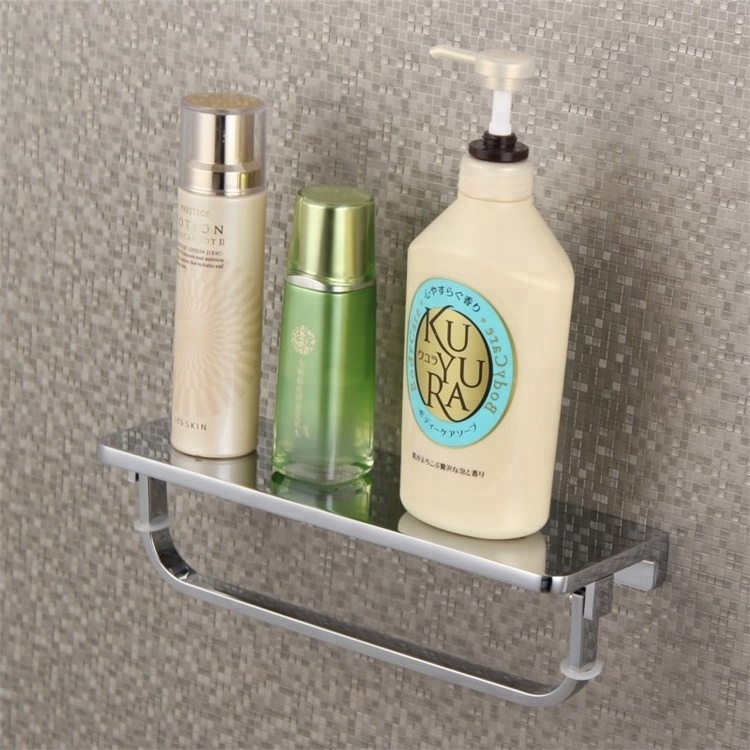 Wall Mounted Stainless Steel Bathroom Shelf Bracket Shelves basket shower Corner Storage Caddy